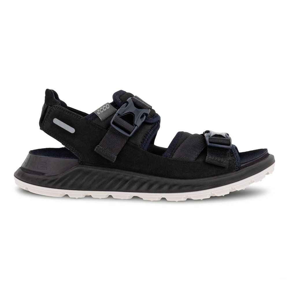 Sandalias Mujer - ECCO Exowrap 2S Buckle - Negros - BGO765023